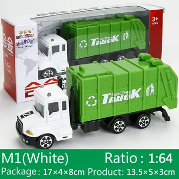 1PCS Mini Žaislas, Transporto priemonės Modelis Lydinio Diecast Inžinerijos Statybos Fire Truck Greitosios pagalbos Automobilių Transporto Švietimo Dovanos Vaikams