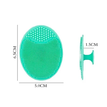 1Pcs Multi-spalvos Pasirinktinai siurbtukas Silikoninis Šepetėlis Minkštas Giluminio Valymo Šepetys Veido odos šveitimo Šepetys Odos Šveitimas Valikliu Įrankis