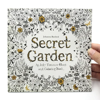 1PCS Naujas 24 Puslapių Stresą Vaikams Suaugusiųjų Tapybos, Piešimo Secret Garden