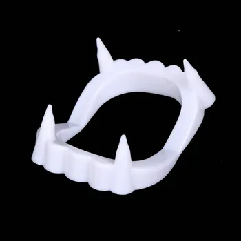 1pcs Naujas Žaislas Vampyro Dantų Vilkolakis Zombie Ilčių Halloween Party Prop Maskuotis Cosplay Makiažas Juokinga dantų Protezus #281229