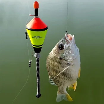 1Pcs Nešiojamosios Automatinio apšviesti Karpių Žvejyba Plaukti Žvejybos Reikmenys Greitai Žvejybos Artefaktas Žvejybos Plaukti Prietaiso Karštoje
