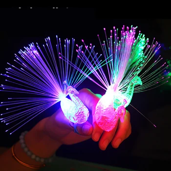 1PCS šviesos žiedas žaislas optinio Pluošto žirnių dizaino LED šviesos šaltinis, Mados blizga Festivalis šaliai, papuošalai Mergina apdailos Karšto produktus