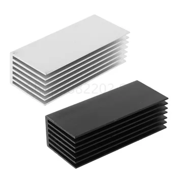 1Set Aliuminio Heatsink Aušinimo Šilumos Aušinimo Padas Aušintuvo Radiatoriaus NVME M. 2 NG-FF SSD (Solid State Kietasis Diskas Diskas