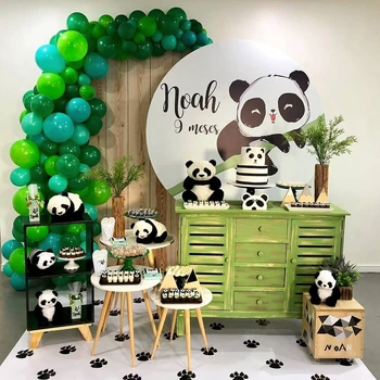 1Set Mielas Panda Serijos Vienkartiniai Indai, Animacinių filmų Gyvūnų Plokštės Puodeliai, Servetėlės Baby Shower Gimtadienio Apdailos Reikmenys