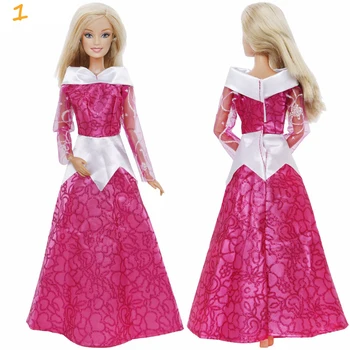 1x COSPLAY Pasaką Lėlės Priedai Klasikinis Princesė Šalis Suknelė Suknelė Barbie Lėlės Drabužiai Vaikas Mielas Žaislas
