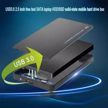 2.5 colio HDD Case SATA į USB 3.0 Adapteris 5 Spalvos Kietąjį Diską Aptvarą SSD Disko Atveju HDD Aptvarą 