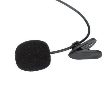 2/5vnt 3.5 m, Mini Nešiojamas Mikrofonas Kondensatoriaus Clip-on Atvartas Lavalier Mini Audio 3.5 mm Apykaklės Kondensatoriaus Atvartas Mic TSLM1