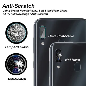 2 in 1 a40 A40 screen protector & vaizdo kameros Objektyvas grūdintas stiklas protector samsung 