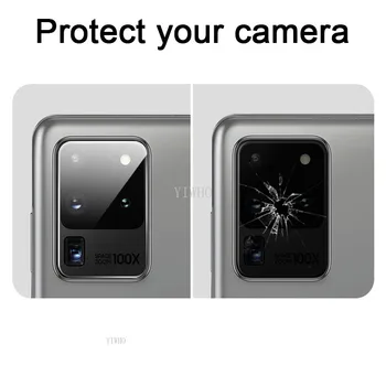 2 IN 1 Grūdintas Stiklas Screen Protector For Samsung Galaxy S20Ultra Apsauginis Stiklas Ant Samsung S20 Ultra S 20 Plus S10 S10E