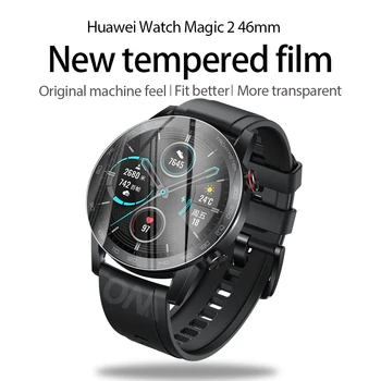 2-in-1 Raštas Atveju + Ekrano apsaugos Huawei Honor Žiūrėti Magic 2 46mm Minkštos TPU Apsaugine danga 