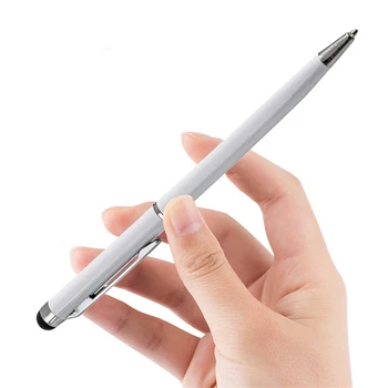 2 in 1 Universalus Daugiafunkcis Capacitive Touch Screen Stylus Pen For išmanųjį Telefoną, Planšetinį kompiuterį iPad Mini 2 3 4 5 Tab Ranka Rašyti