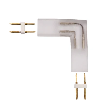 2-pin I L T-kampas, jungiantis lempa su specialios tarpinės vario pin kištukas 110V, 220V LED juostelė su 5050 3014 2835 monochro