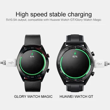 2 Spalvos Smart Laikrodžiai Įkrovikliai Huawei Žiūrėti GT Garbę Magic Portable Magnetinio Įkrovimo Dokas Priedai Smart Priedai