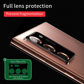 2 vnt Apsaugos Kameros Stiklo Samsung Galaxy Note 20+ 10 Lite S20 Ultra Plus A31 A71 A51 Black Pilnas draudimas Fotoaparato Objektyvą Ekranas