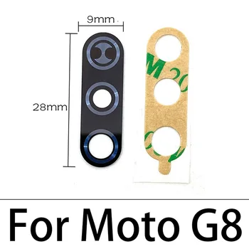 2 Vnt./Daug ,Dėl Motorola Moto G9 Plius X4 G8 Žaisti G5 G6 G5s G8 Plius Z2 Jėga Žaisti G7 Galios Atgal Galinio Vaizdo Kamera, Stiklo Objektyvas + Klijai