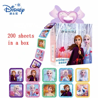 200pcs Disney Sušaldyti 2 Elsa Anna Nuimamas Lipdukas Princesė scrapbooking Vaikams Dekoras Dienoraščio Sąsiuvinis Apdailos Žaislas, Lipdukai