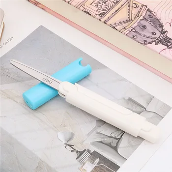 2018 Naujas stilius Žirklės nešiojamų kanceliarinės žirklės office ir studentų popieriaus pjovimo įrankiai