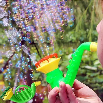 2018 Vandens Pučia Žaislai Atsitiktinai Spalva Bubble Gun Muilo Burbulo Pūtimo Lauke, Vaikų Žaislai, Naujų Kūrybinių polyporous Vestuvių Mašina