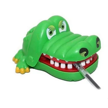2019 karšto naujas kūrybos mažas krokodilas burną stomatologas bite piršto žaidimas įdomus šuns žaislas tinka vaikams žaisti