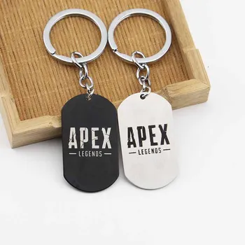 2019 Karšto Žaidimas APEX Logotipas Keychain Apex Legendos Keychain Metalo Pakabukas Nuorodą Grandinės Lydinio paketų prižiūrėtojų raktinę Key Chain Žaislai, Papuošalai, Dovanos