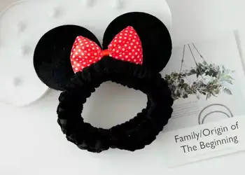 2019 Mickey Minnie Mielas Ausis Lankelis Minnie Lankas Ausies Plovimo Veido Plaukų Animacinių Filmų Makiažas Kosmetikos Priemonė Mados Kalėdų Plaukų Juosta
