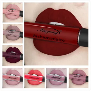 2019 Naujas Lūpų Linijinės Matinis Lūpų Pieštukas atsparus Vandeniui Drėkinamasis lūpų dažai, Lūpų Llipliner Makiažas Pen Šalies Lip Stick Sexy Raudona #TRMJ1