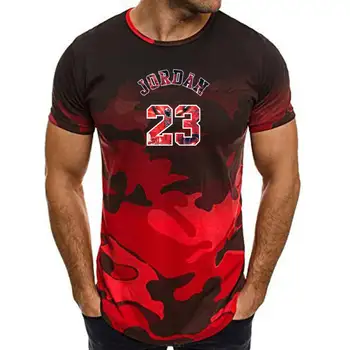 2019 Naujas Prekės ženklo Drabužių Jordanija 23 Vyrų T-shirt michael jordan Marškinėliai 3D Spausdinimo Tee marškinėliai Homme Fitneso Camisetas Hip-Hop Tees