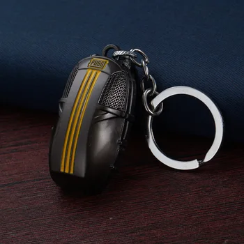 2019 Naujas PUBG FPS Žaidimų Žaidėjas Nežinomas Mūšis Priežasčių 3D Keychain Ginklas Pistoletas Automobilio Revolver valgyti vištienos žaidimą Vyrai Moterys automobilių keychain