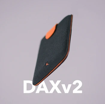 2019 Naują Atvykimo DAX V2 Mini Slim Portable Kortelės Turėtojams Ištraukė Dizaino Vyrų Piniginės Gradiento Spalvos, 5 Kortelių Pinigų Trumpą Moterų Rankinėje