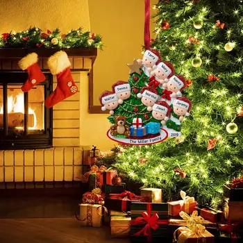 2020 Asmeniniams, Šeimos Kalėdų Eglutės Ornamentu Asmeninį Išgyveno Šeimos Pakabukas Mini Kalėdų Eglutės Kabo Pakabukas