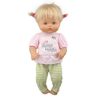 2020 Gražių akių sijonas Jumpsuit kostiumas 42 cm) Nenuco Lėlės, 17 Colių, Kūdikių Lėlės Drabužiai