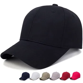 2020 Juodas Dangtelis Vientisos Spalvos Beisbolo Kepuraitę Snapback Kepurės Casquette Skrybėlės Įrengtas Atsitiktinis Gorras Hip-Hop Tėtis Kepurės Vyrams, Moterims, Unisex