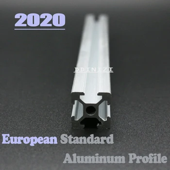 2020 Kampe Skliaustuose Europos Standartą Anoduoto Linijinis Geležinkelių Aliuminio Profilių Ekstruzijos iki 2020 m., 
