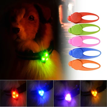2020 Karšto šunelis Naktį LED Šviesos Šunų Kačių Antkaklis Šviesos Pakabukas Saugos Pet Švino Karoliai Šviesos Ryškus Dekoratyvinis Apykaklės