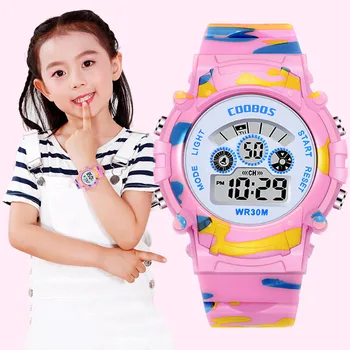 2020 m. Gyvenimo Vandeniui Vaikų Dienos Žiūrėti Berniukas Mergaitė Skaitmeninis Žiūrėti LED Sportinis Laikrodis Vaikams Signalizacijos Karinės Žiūrėti Relogio Dovana