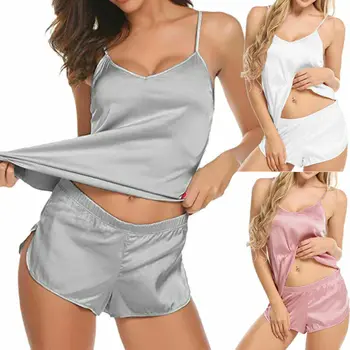 2020 M Seksuali Moteris Kietas Karšto Ponios Apatinis Trikotažas Pižamos Naktiniai Drabužiai Nustatyti Apatiniai Sleepwear Sleepsuit