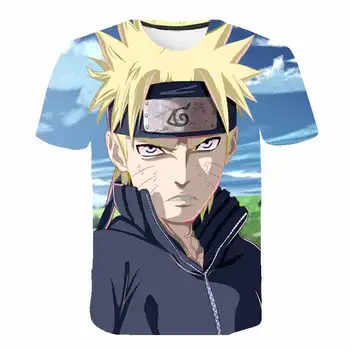2020 metų vasaros anime Naruto berniukas 3D anime spausdinti berniukų ir mergaičių atsitiktinis marškinėliai atsitiktinis gatvės stiliaus 3D marškinėliai