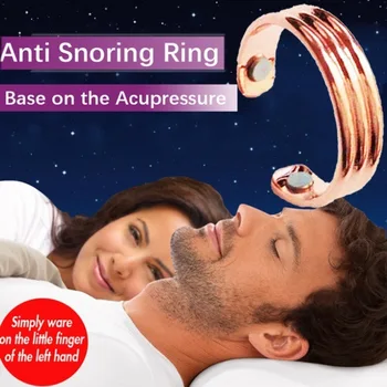 2020 Naujai Akupresūra Stabdžių Snore Žiedas Iš Titano Lydinio, Gydymo Refleksologijos Anti-Knarkimas Apnėja Miego Prietaiso Reklamos Kainos
