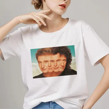 2020 Naujas Camiseta Mujer Karalienė Juostos Spausdinimo Harajuku Kawaii Streetwear Tracksuit Asmenybės Atsitiktinis Trumpas Rankovės Viršuje T-shirt