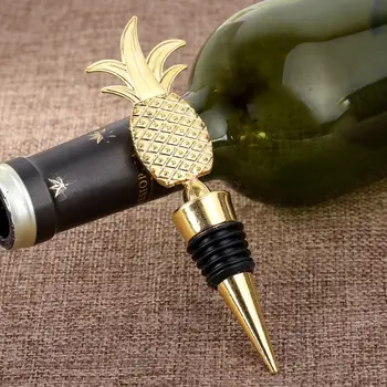 2020 Naujas Elegantiškas Ananasų Šampano Raudonojo Vyno Butelio Kamštis Dulkių hermetiškoje Twist Valentino Dovana Vestuvių Nori