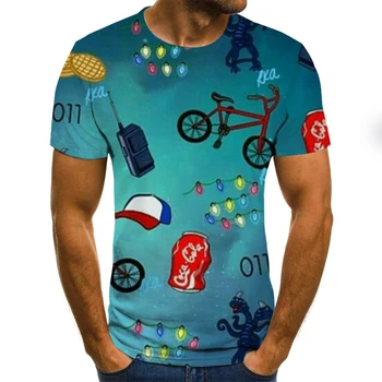 2020 naujas kamufliažas vyriški T-shirt vasaros atsitiktinis viršūnes 3D atspausdintas O-kaklo marškinėliai mados grafinis T-shirt vyrų plius dydis streetwear