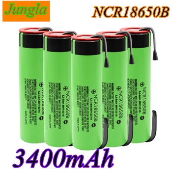 2020 Naujas Originalus 18650 Baterija NCR18650B 3.7 V 3400mah 18650 Ličio Įkraunama Baterija, Suvirinimo Nikelio Lapas baterijos