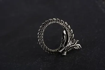 2020 Naujas Retro Stiliaus Kinijos Žiedas Vyrų Imitacija Lydinio Žiedas Etninės Juvelyriniai dirbiniai Didmeninė Drakonas