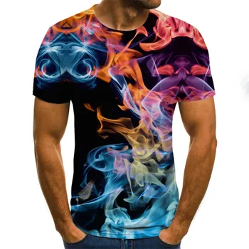 2020 Naujausias 3D T-shirt Vasaros Mados T-shirt Grafikos T Shirts Derliaus Vyrams clothingShirts O-hals Marškinėlius Žmogus Streetwear Grappige