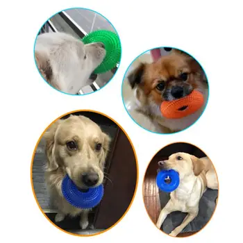 2020 Puppy, Pet Žaislai Mažiems Šunims Atsparus Bite Gumos Ratas Šuns Žaislas Dantų Valymas Kramtyti Mokymo Žaislai Naminių Reikmenys
