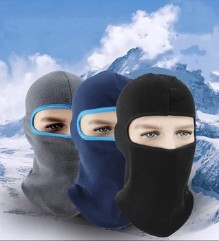 2020 Vilnos Žiemą Šilčiau Terminio Vėjo Balaclava Šalto Oro Kepurę Šalmą Linijinės Visą Veidą Kepurės Vyrai Moterys Bžūp Beanies