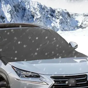 2021 Naujų Automobilių priekinio Stiklo, Padengti Saulės Atspalvis su siurbtuko Apsaugos Sniego, Ledo, Dulkių, Šalčio