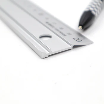 20cm Advanced Aliuminio Lydinio Metalo Valdovas Daugiafunkcinis Studentų Pjovimo Apsauga Meno Anti Slip Piešimo Įrankis