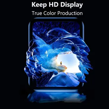 20D Išlenktą Kraštą, Visiškai Minkšta Apsaugine Plėvele Padengti Xiaomi Mi Spalva Sporto Edition Smart Žiūrėti Screen Protector (Ne Stiklo