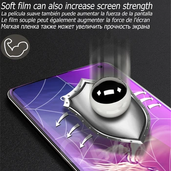 20D Lenktas Screen Protector For Samsung Galaxy S8 S9 S10 Plius A50 Grūdintas Stiklas samsung Note 10 Plius 8 9 Skaidrią Plėvelę